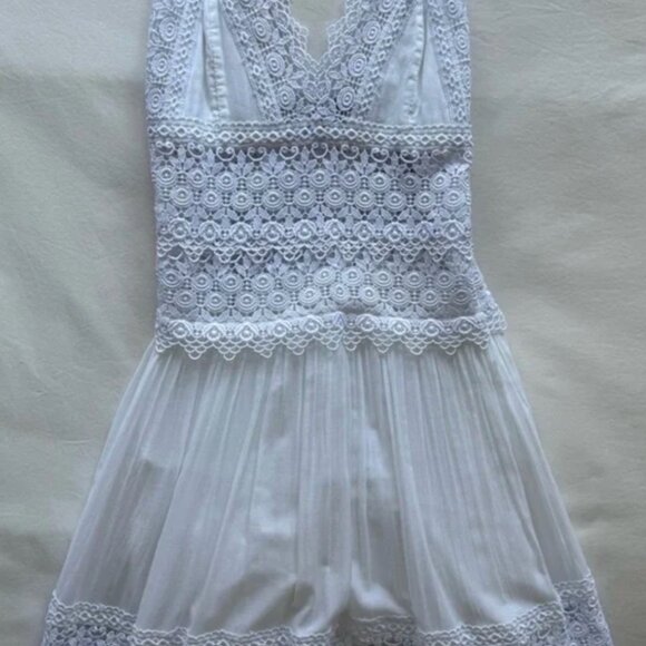Charo Ruiz Cindy Dress XS White (Tailored to XXS) - Picture 3 of 4